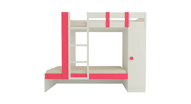 Evita Engineered Wood Box Storage Bunk Bed - Strawberry Pink (Single Bed Size, Matte Laminate Finish) by Urban Ladder - Front View Design 1 - 566827