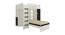 Siona Engineered Wood Box & Drawer Storage Bunk Bed - Carbon Black (Single Bed Size, Matte Laminate Finish) by Urban Ladder - Front View Design 1 - 566831