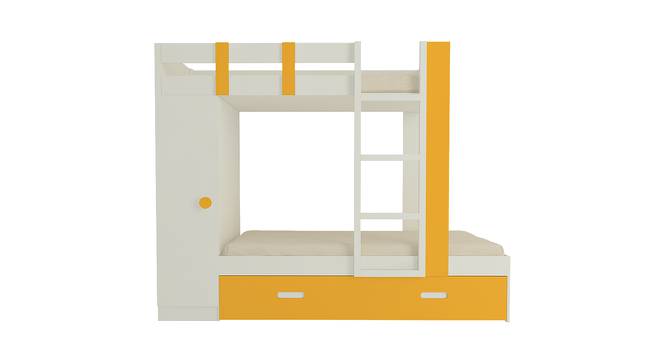 Evita Trundle Engineered Wood Box Storage Bunk Bed - Mango Yellow (Single Bed Size, Matte Laminate Finish) by Urban Ladder - Cross View Design 1 - 566843