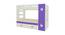 Rio Engineered Wood Box & Drawer Storage Bunk Bed - Lavender Purple (Single Bed Size, Matte Laminate Finish) by Urban Ladder - Cross View Design 1 - 566844