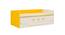 Calypso Engineered Wood Drawer Storage Bed - Light Wood - Mango Yellow (Single Bed Size, Matte Laminate Finish) by Urban Ladder - Cross View Design 1 - 566849