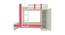 Evita Engineered Wood Box Storage Bunk Bed - Strawberry Pink (Single Bed Size, Matte Laminate Finish) by Urban Ladder - Design 1 Side View - 566858