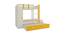 Evita Trundle Engineered Wood Box Storage Bunk Bed - Mango Yellow (Single Bed Size, Matte Laminate Finish) by Urban Ladder - Design 1 Side View - 566859