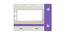 Rio Engineered Wood Box & Drawer Storage Bunk Bed - Lavender Purple (Single Bed Size, Matte Laminate Finish) by Urban Ladder - Design 1 Side View - 566860