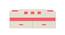 Calypso Engineered Wood Drawer Storage Bed - Light Wood - Strawberry Pink (Single Bed Size, Matte Laminate Finish) by Urban Ladder - Design 1 Side View - 566864