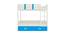 Adonica Engineered Wood Drawer Storage Bunk Bed with Right Ladder - Azure Blue (Single Bed Size, Matte Laminate Finish) by Urban Ladder - Rear View Design 1 - 566870
