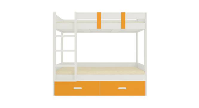 Adonica Engineered Wood Drawer Storage Bunk Bed - Mango Yellow (Single Bed Size, Matte Laminate Finish) by Urban Ladder - Front View Design 1 - 566904