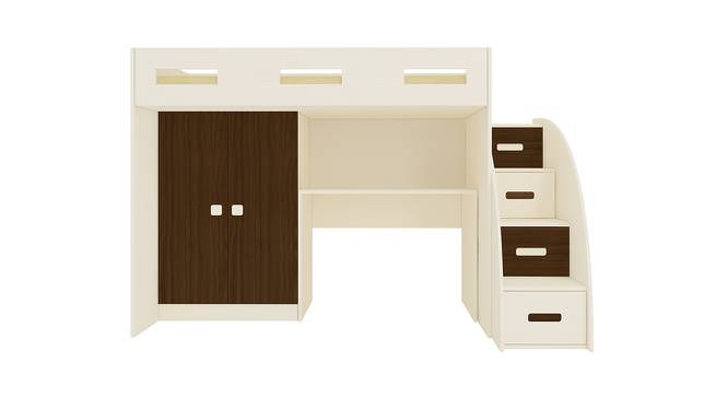 Bonita Engineered Wood Box & Drawer Storage Bunk Bed - Light Wood - Coffee Walnut (Single Bed Size, Matte Laminate Finish) by Urban Ladder - Front View Design 1 - 566912
