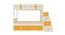 Suvina Engineered Wood Drawer Storage Bunk Bed - Mango Yellow (Single Bed Size, Matte Laminate Finish) by Urban Ladder - Front View Design 1 - 566926