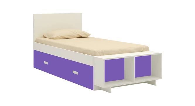Minerva Engineered Wood Drawer Storage Bed - Lavender Purple (Single Bed Size, Matte Laminate Finish) by Urban Ladder - Front View Design 1 - 566928