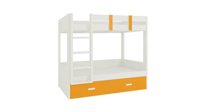 Adonica Engineered Wood Drawer Storage Bunk Bed - Mango Yellow (Single Bed Size, Matte Laminate Finish) by Urban Ladder - Cross View Design 1 - 566931