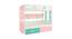 Astra Engineered Wood Box & Drawer Storage Bunk Bed - English Pink - Misty Turquoise (King Bed Size, Matte Laminate Finish) by Urban Ladder - Rear View Design 1 - 566962