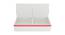 Renata Engineered Wood Box Storage Bed - Strawberry Pink - Lime Yellow (Single Bed Size, Matte Laminate Finish) by Urban Ladder - Rear View Design 1 - 566968
