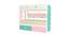 Astra Engineered Wood Box & Drawer Storage Bunk Bed - English Pink - Misty Turquoise (King Bed Size, Matte Laminate Finish) by Urban Ladder - Design 1 Close View - 566969