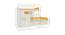 Eskada Engineered Wood Box & Drawer Storage Bunk Bed - Mango Yellow (Single Bed Size, Matte Laminate Finish) by Urban Ladder - Design 1 Dimension - 566976