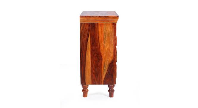 Stark Solid Wood Chest of Drawers in Teak Finish (Teak Finish) by Urban Ladder - Front View Design 1 - 567042