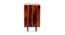 Wisdom Solid Wood Chest of Drawers in Walnut Finish (Walnut Finish) by Urban Ladder - Design 1 Side View - 567050