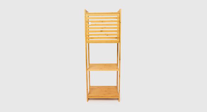 Dolah Bamboo Display Unit - Double Shelf (Polished Finish) by Urban Ladder - Cross View Design 1 - 567136
