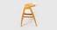 Zironi Bamboo Dining Chair (Polished Finish) by Urban Ladder - Front View Design 1 - 567140