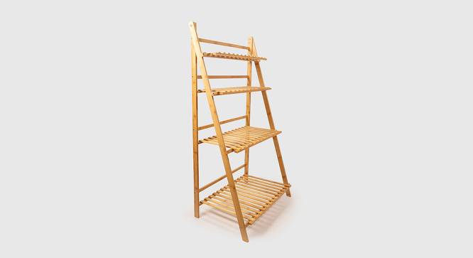 Dolah Arong Bamboo Display Unit - Large (Polished Finish) by Urban Ladder - Front View Design 1 - 567145