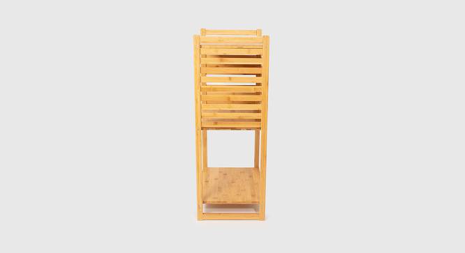 Dolah Bamboo Display Unit - Single Shelf (Polished Finish) by Urban Ladder - Front View Design 1 - 567148