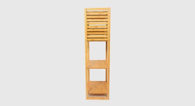 Dolah Bamboo Display Unit - Double Shelf (Polished Finish) by Urban Ladder - Front View Design 1 - 567149