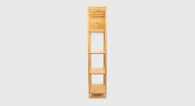 Dolah Bamboo Display Unit - Triple Shelf (Polished Finish) by Urban Ladder - Front View Design 1 - 567150