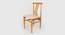 Ahaar Bamboo Dining Chair (Polished Finish) by Urban Ladder - Design 1 Side View - 567154