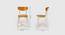 Dimbah Bamboo Dining Chair (Polished Finish) by Urban Ladder - Design 1 Dimension - 567172