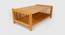 Salni Rectangular Bamboo Coffee Table (Brown, Laminate Finish) by Urban Ladder - Design 1 Side View - 567184