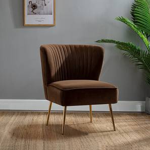 Accent Chairs In Gurgaon Design Fission Accent Chair in Brown Colour
