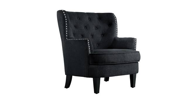 Brogen  Bar Chair in Black Colour (Black) by Urban Ladder - Front View Design 1 - 567204