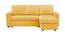 Solace Solid Wood Sofa cum Bed in Orange (Orange) by Urban Ladder - Front View Design 1 - 567212