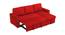 Solace Solid Wood Sofa cum Bed in Red (Red) by Urban Ladder - Cross View Design 1 - 567228