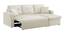Asher Solid Wood Sofa cum Bed in Cream (Cream) by Urban Ladder - Cross View Design 1 - 567234