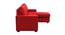 Solace Solid Wood Sofa cum Bed in Red (Red) by Urban Ladder - Design 1 Side View - 567246