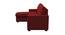 Will Solid Wood Sofa cum Bed in Maroon (Maroon) by Urban Ladder - Design 1 Side View - 567249