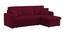 Universe Solid Wood Sofa cum Bed in Maroon (Maroon) by Urban Ladder - Design 1 Side View - 567250