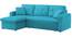 William Solid Wood Sofa cum Bed in Turquoise (Turquoise) by Urban Ladder - Design 1 Side View - 567254