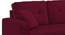 Universe Solid Wood Sofa cum Bed in Maroon (Maroon) by Urban Ladder - Rear View Design 1 - 567268