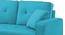 William Solid Wood Sofa cum Bed in Turquoise (Turquoise) by Urban Ladder - Rear View Design 1 - 567275