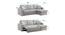 Asher Solid Wood Sofa cum Bed in Cream (Cream) by Urban Ladder - Design 1 Dimension - 567305