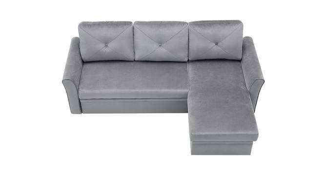 Scarlet Solid Wood Sofa cum Bed in Grey (Grey) by Urban Ladder - Front View Design 1 - 567309