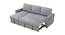 Noah Solid Wood Sofa cum Bed in Grey (Grey) by Urban Ladder - Front View Design 1 - 567312