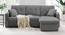 Universe Solid Wood Sofa cum Bed in Dark Grey (Dark Grey) by Urban Ladder - Front View Design 1 - 567314