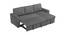 Solace Solid Wood Sofa cum Bed in Dark Grey (Dark Grey) by Urban Ladder - Cross View Design 1 - 567328