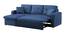 William Solid Wood Sofa cum Bed in Navy Blue (Blue) by Urban Ladder - Cross View Design 1 - 567336