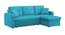Jacob Solid Wood Sofa cum Bed in Turquoise (Turquoise) by Urban Ladder - Design 1 Side View - 567350
