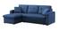 William Solid Wood Sofa cum Bed in Navy Blue (Blue) by Urban Ladder - Design 1 Side View - 567352