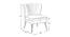 Crimson Bar Chair in Black Colour (Black) by Urban Ladder - Design 1 Dimension - 567393